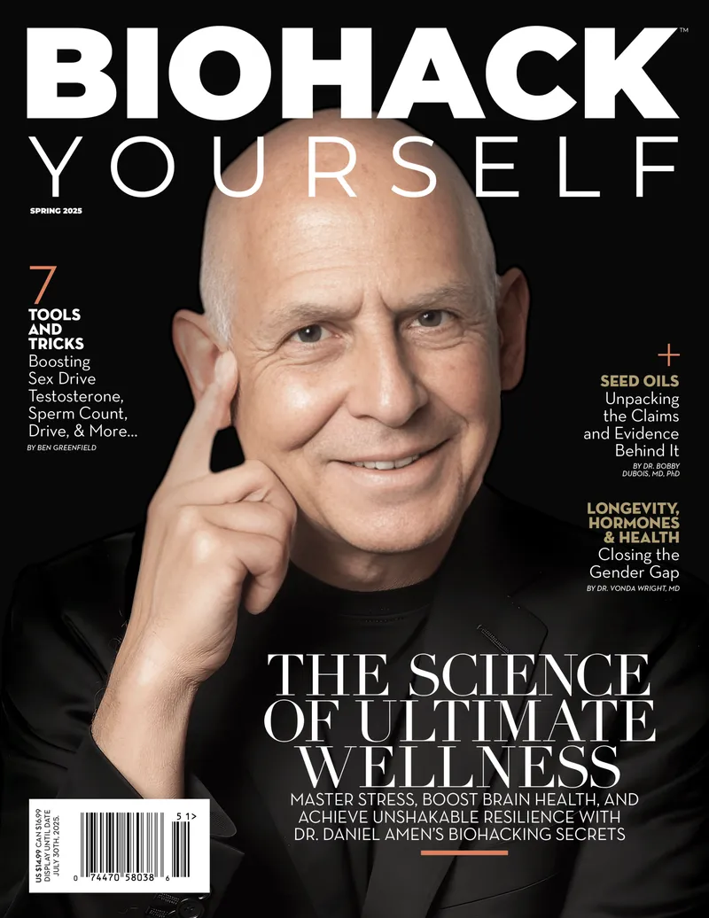 The Dr. Daniel Amen cover of Biohack Yourself Magazine