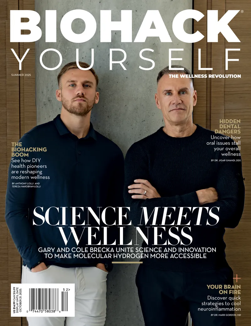 The Gary & Cole Brecka cover of Biohack Yourself Magazine
