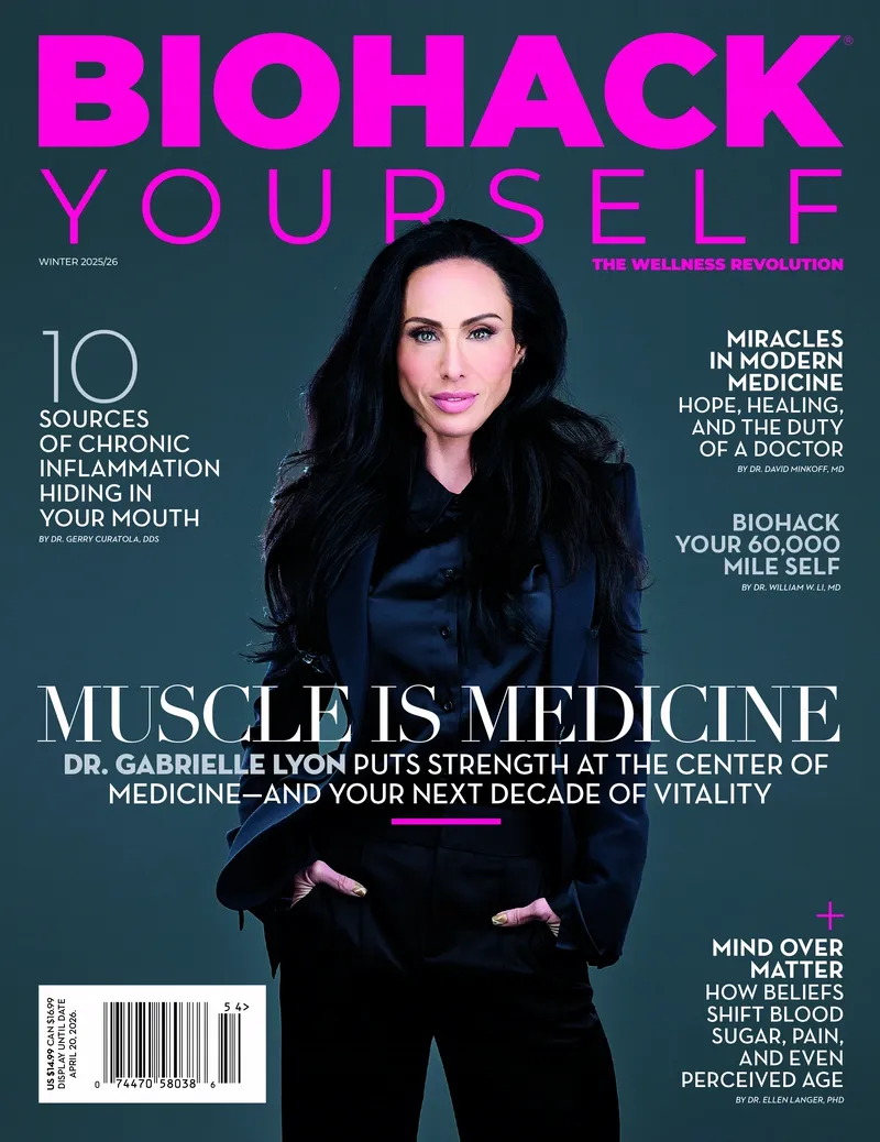The Dr. Gabrielle Lyon cover of Biohack Yourself Magazine