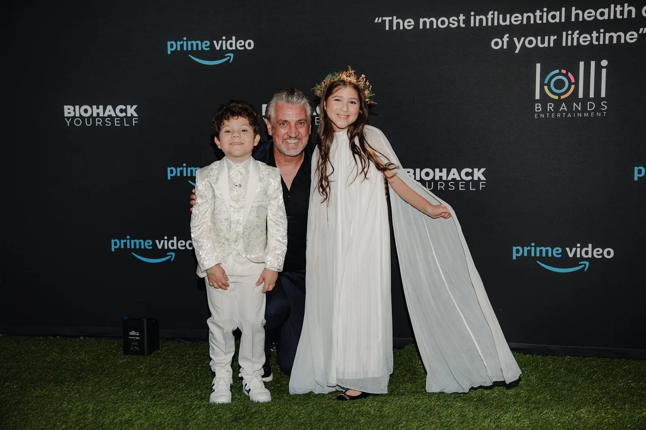 The family at the Las Vegas premiere