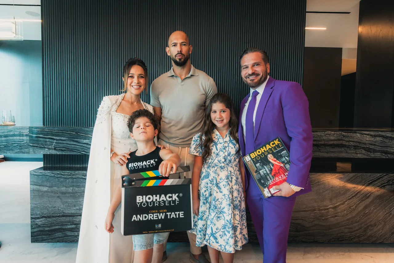 Andrew Tate with the Lolli family and the issue, Dubai